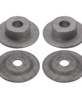 Two Pack Bench Grinder Arbor Washer Flange Set Pro Grade Carbon Steel Durable 1.26 Inch Od 0.52 Inch Id 2.17 Inch Arbor Diameter