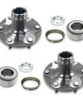 Two Piece Front Wheel Hub Bearing Kit That Keeps Your Ride Rolling Smooth For 1996 To 2001 4Runner And 2001 To 2007 Sequoia 1999 To 2004 Tacoma And 2000 To 2006 Tundra 2WD Only Not Fit 4WD Or AWD Replacement Parts WH5170112W NT517011