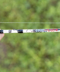 Youth Spincast Fishing Rod And Reel Ike Dude 5 Foot 6 Inch 2 Piece Easy To Learn Kid Friendly Combo with white handle shown
