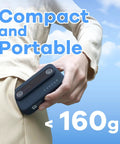 Person holding a Viewer Integrated 3D VR Camera With 24MP Photos And 8K Stills, 4K60 Video, Stereoscopic 3D Instant Display, All In One.