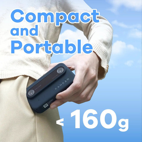 Person holding a Viewer Integrated 3D VR Camera With 24MP Photos And 8K Stills, 4K60 Video, Stereoscopic 3D Instant Display, All In One.