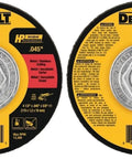 Kickass.045 Inch Thin Metal Cutting Wheel Pack Of Two For Angle Grinders with fiberglass reinforcement for stainless cutting.