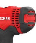 Close-up of V20 Cordless Drill And Driver Kit With One Half Inch Chuck Battery And Charger Included High Output 320 Watts
