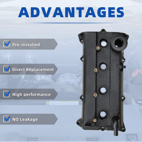 Valve Cover Kit With Gaskets And Oil Filler Cap For 2002-2006 Nissan Altima Sentra 2.5L Replaces 13264-3Z001 13264 3Z001