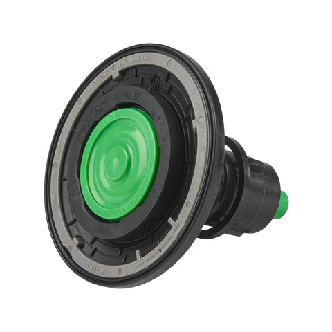 Royal A1041A Water Closet Diaphragm Assembly 1.6 GPF For Royal Flushometers shown with green PERMEX diaphragm