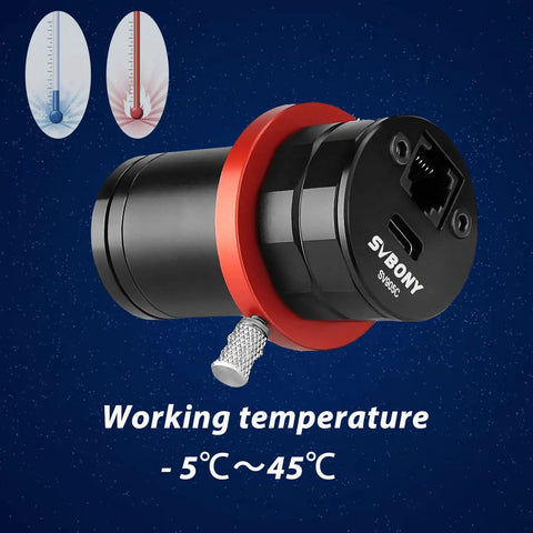 1.23MP Go To Auto Guiding Camera For Astrophotography With 1280x960 1/3 Inch CMOS Sensor and 1.25 Inch USB 2.0 Interface
