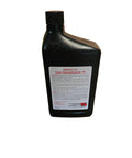 Black bottle of 715 Power Steering And Hydraulic Oil, front label visible, 1 quart, high VI paraffinic base, anti-foam additive.