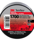Temflex 1700 Vinyl Electrical Tape single roll 3/4 in x 60 ft Black PVC insulating tape packaging front view