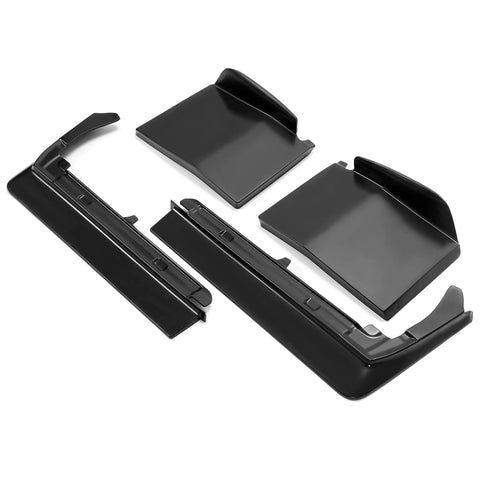 Cadillac Seville Front Bumper Filler 4 Pieces Black Plastic Fits 1980 1981 1982 1983 1984 1985 Restore Gap Repair Damaged Bumper