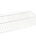 Smaller Center Shelf For Commercial Refrigeration Units OEM Replacement Part 403-912D-01, heavy-duty single shelf, wire design, white finish