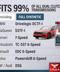 Top-Tier Full Synthetic DCT ATF Transmission Fluid OEM Grade, car image and compatibility list