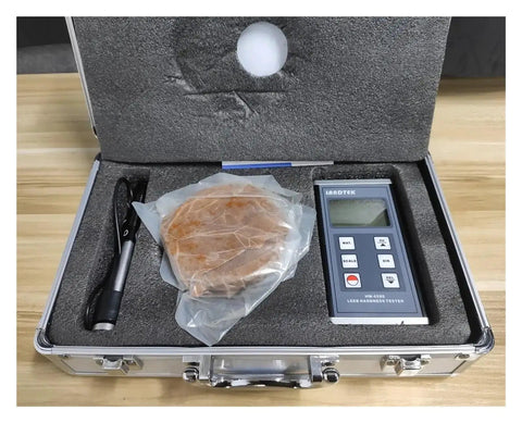 Super Handy Portable Digital Leeb Hardness Tester Durometer Sclerometer in protective case with measuring accessories
