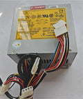 Heavy Duty 250W AT Industrial Computer Power Supply With Grit Tested Reliability Plug And Play Setup rear view with cables.