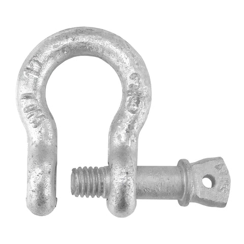 Shackles With Screw Pins Grade 43 3/8 Inch 10 Pack 4,000 Pound Safe Working Load Heavy Duty Link For Chains Hooks And Straps