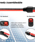 10AWG Anderson Y Splitter Cable For Solar Panels And Portable Power Stations Branch Parallel Adapter Connector Copper Wire