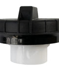 Gas Cap Fuel Tank Cover Cap 10838 Direct Replacement For Nissan Frontier 2001-2011, black plastic, side view