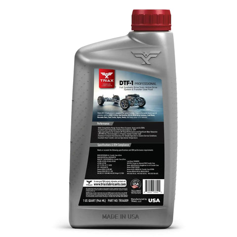 All-Wheel-Drive Transfer Case Fluid, Full Synthetic, Lifetime Fill bottle with label, all-season performance, cold-weather ready to -60 F
