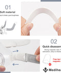 Replacement Frame Kit For AirFit F20 CPAP Mask shown with soft material and strong magnetic clips for easy assembly.