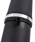 Close-up of Pair Rear Air Suspension Strut Shock Kit Replacement For 02-14 Escalade showing textured rubber and metal components