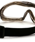 Low Profile Chemical Splash Goggles With Clear Anti Fog Lens Adjustable Elastic Strap Modern Sport Design Durable Safety Eyewear