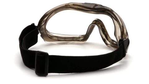 Low Profile Chemical Splash Goggles With Clear Anti Fog Lens Adjustable Elastic Strap Modern Sport Design Durable Safety Eyewear