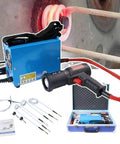 Heavy Duty Induction Bolt Remover And Handheld Induction Heater Tool With 1500 Watts showing heater, coils, and toolbox for rusted bolts.