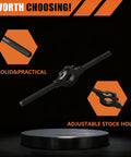 Pro Grade 1 Inch Die Round Die Stock Holder Tap Wrench With Adjustable Dies And Removable Steel Handle on display