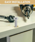 Flat Head Socket Screws Heavy Duty Stainless Steel 5/16-18 Full Thread for Furniture easy installation demonstration.