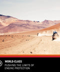 Dirt road with off-road vehicle using High Flow Lifetime Engine Air Filter Reusable And Washable Premium Heavy Duty Filtration.