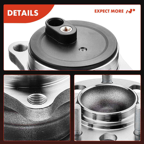 Close-up of Rear Wheel Bearing Hub Assembly 5-Lug Compatible For Mitsubishi Outlander 2011-2012, Outlander Sport 2011-2012