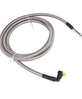 Premium Stainless Steel Fuel Line Kit Replacement For Chevy Impala 2006 To 2011 Monte Carlo 2006-2007 OEM Number Upgrade To Silver Finish Fix Those Leaks Fast braided fuel line with fittings