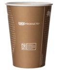 Compostable 32oz Lined Paper Bowls Case Of 500 Renewable Disposable Round Containers With Plant Based PLA Liner Eco Friendly Takeout Dishes ASTM Compliant And BPI Certified Lids Sold Separately brown paper bowl with BPI compostable logo