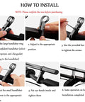 Installation process for Bike Handlebar Extender Aluminum Alloy Bracket Extension Set For Mounts And Accessories