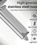 High-precision stainless steel nozzle for all-metal quick swap hotend, A1/A1 Mini, high temp, plug and play leak-proof design.