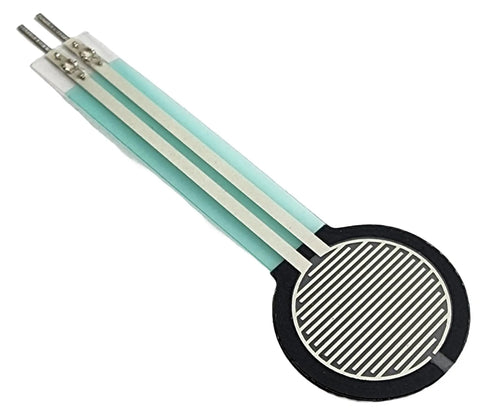 Force Sensor Pad, Pressure Sensitive Resistor For Arduino ESP32 Raspberry Pi, 3 Pack, Breadboard Friendly, Self Adhesive Tape Mounting, Precise Pressure Sensing For Prototyping And Projects; round pad with lead wires