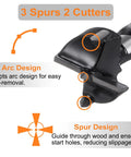 Bad Boy 25 Millimeter Forstner Drill Bit showing arc design and 3 spurs for smooth wood cutting and precise hole creation.