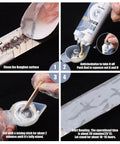 Steps to use Heavy Duty 2 Part Epoxy Metal Repair Glue For Bonding Cracks And Leaks On Stainless Steel Ceramics Plastic And Alloys