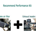 Predator 212cc Air Filter Kit Upgrade For 196cc Engines And Coleman CT200U Mini Bike Go Kart With Kickin Performance Intake Adapter