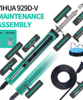 Desoldering Soldering Iron Kit With Solder Sucker Pump Auto Temperature Regulation