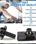 M6-1.0 Body Bolts And Extruded U Nut Clips Bulk Kit With Multipurpose Fender Fasteners for engine cover installation.
