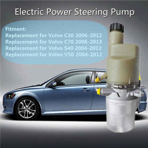 Heavy Duty Electric Power Steering Pump Replacement For Volvo C30 C70 S40 V50 with clear design and fitment details.