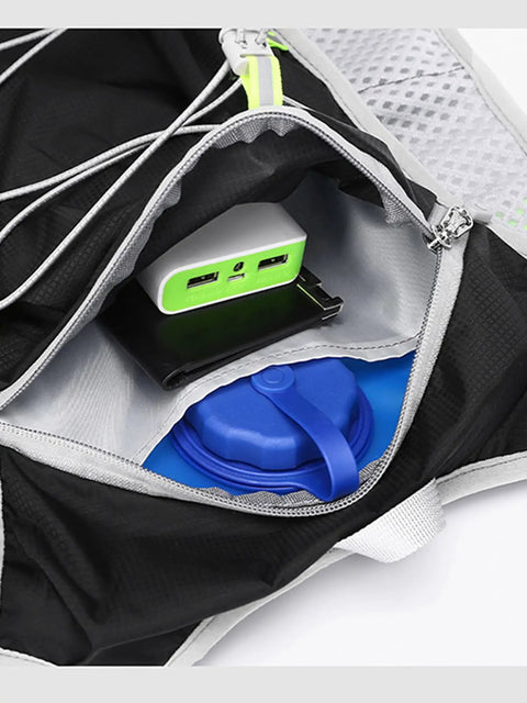 Interior view of Women Running Vest With Hydration Bladder Pack For Hiking Cycling And Climbing Trail Ready Ultralight Water Backpack