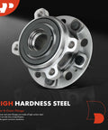 Front Wheel Bearing And Hub Assembly 5 Lug Drop In Direct Fit For Hyundai Sonata 2022 2023 Tucson close-up view