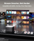 Ultra Bright 4K WiFi And Bluetooth Smart Projector With 60W Dolby Audio And AI Auto Focus For Indoor Outdoor Use Official Licensed Apps 2026 New Model projecting streaming services tiles