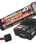 Battery and charger for Green Ready To Run RC Blast Boat With Deep V Hull And Water Cooling Fully Assembled Brushed Electronics