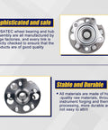 512284 Rear Wheel Bearing Hub Assembly 2 Pack For 2004 To 2006 Lexus RX330, 2007 To 2009 Lexus RX350, product image