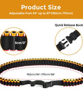 Shotgun Shell Holder With 56 Hole Tactical Shoulder Strap for 12 Gauge Shells adjustable size with quick-release buckle details