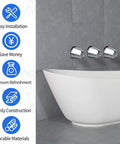 81428 Tub And Shower Knob Replacement Kit For Price Pfister Verve Tub And Shower Handle Chrome Finish, installed above bathtub