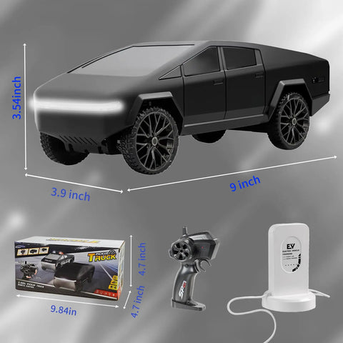 1 24 Scale RC Pickup Truck With 2 4GHz Remote Control LED Lights Load Bed Built In Rechargeable Battery package and charger