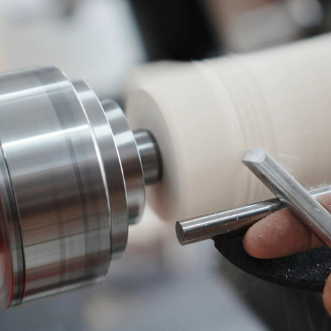 Top Tier Crown Drive Center With Spring Loaded Point fits most four jaw chucks in use on wood lathe, one inch diameter.